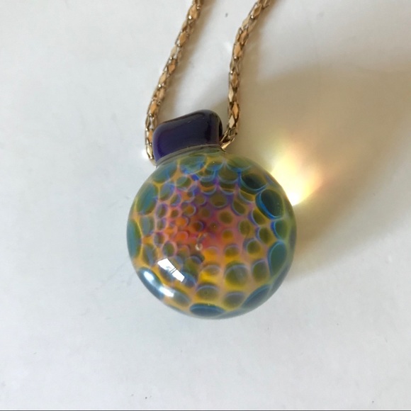 COPY - Hand Blown Customized Glass Pendant Neckla… - Picture 4 of 4